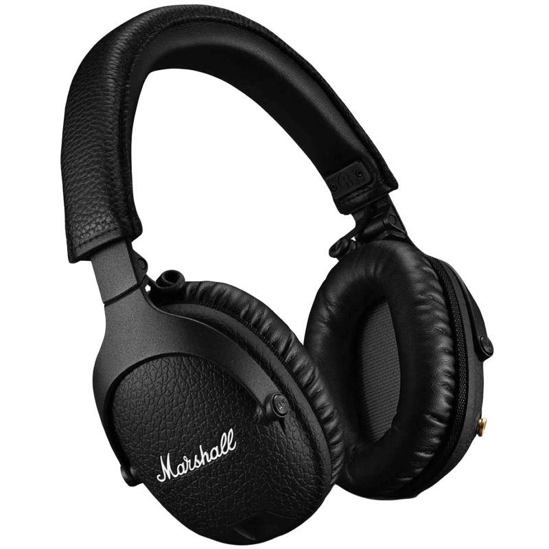 Marshall Monitor II MS-MNTRANCBT Bluetooth Headset with Mic  (Multi-directional Control Knob, Over Ear, Black)